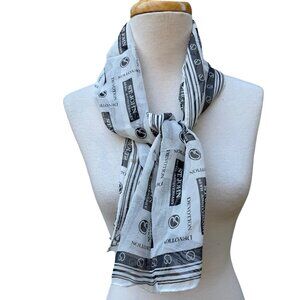 St. John 45th Anniversary Devotion Scarf - Gray & Black